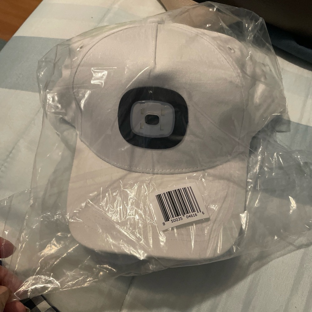 Head Lightz Rechargeable LED Baseball Cap – Built-in USB Light with 3 Brig